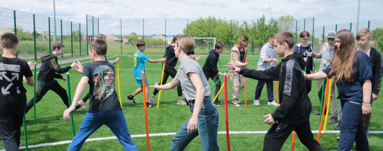 children playing